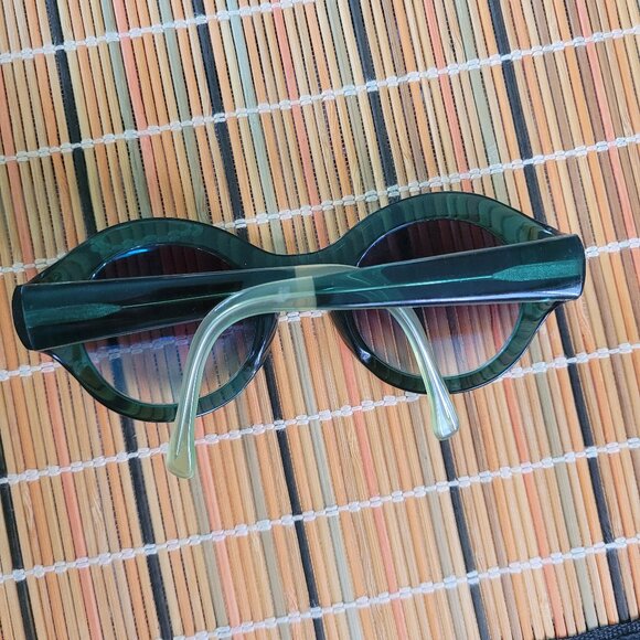 Luxury Anne et Valentin "Sunshine" Green Sunglasses - Picture 8 of 9